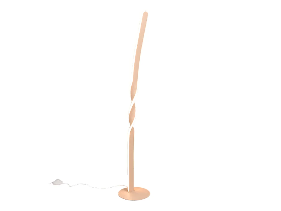 Piantana LED, metallo, sabbia, 20x110x21,5 cm, Ginko