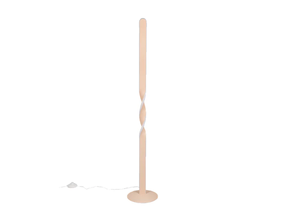 Piantana LED, metallo, sabbia, 20x110x21,5 cm, Ginko