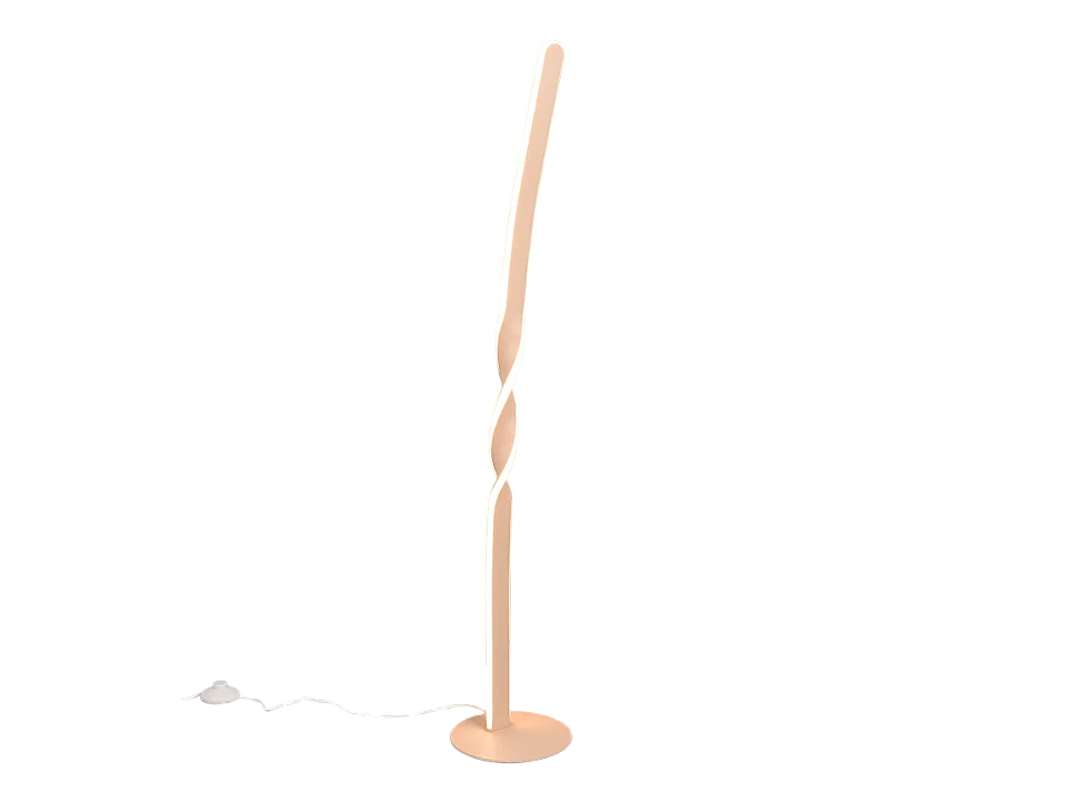 Piantana LED, metallo, sabbia, 20x110x21,5 cm, Ginko