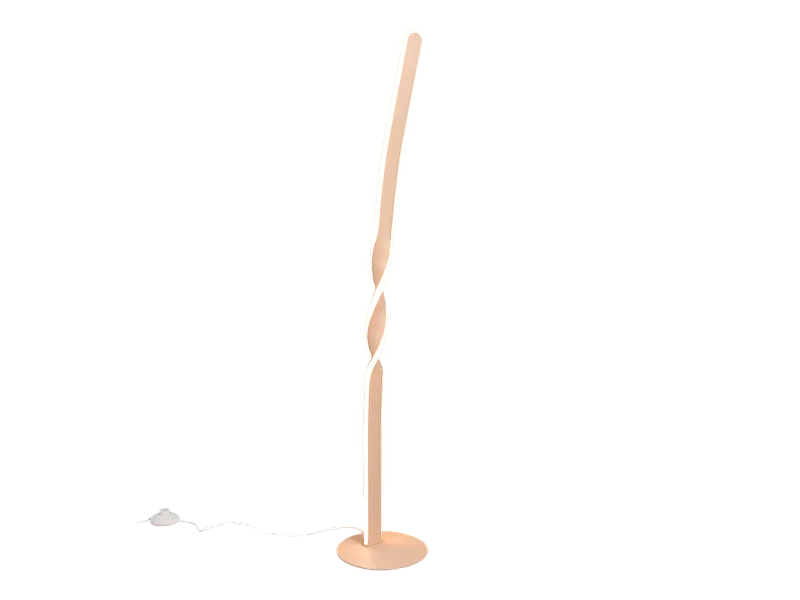 Piantana LED, metallo, sabbia, 20x110x21,5 cm, Ginko