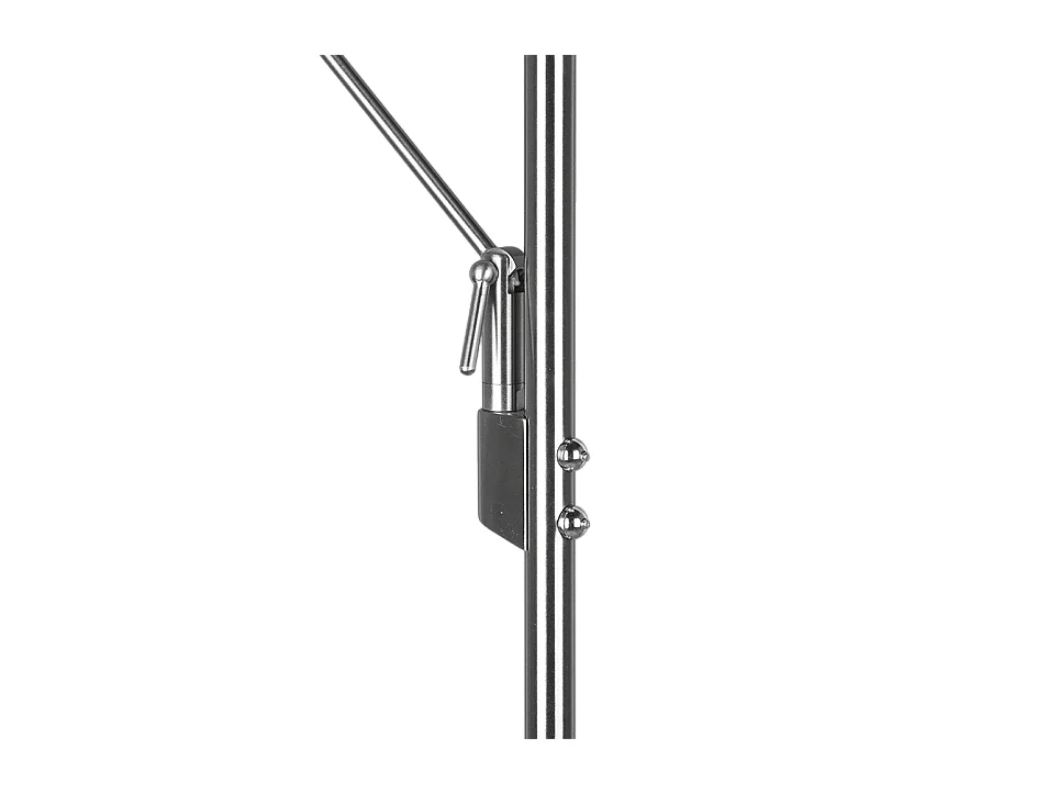 Piantana LED, metallo, nichel opaco, 30x180x41,6 cm, Brantford