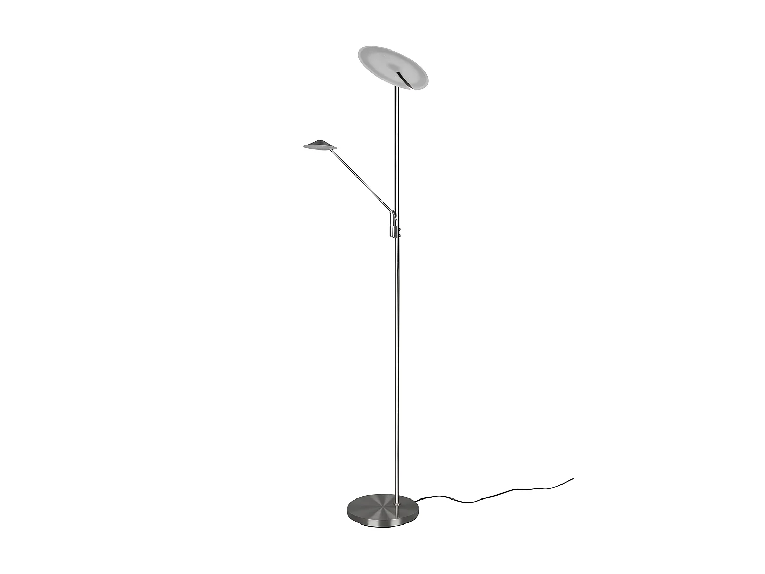 Vloerlamp BRANTFORD - 41.6x41.6x180 cm - Grijs