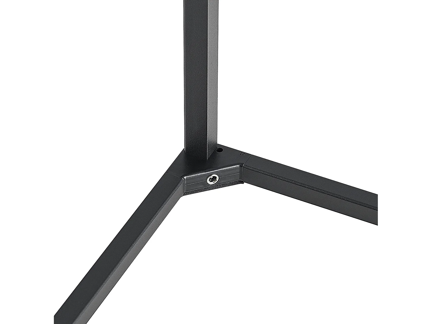Piantana LED, alluminio, nero, 43x141x43 cm, Level