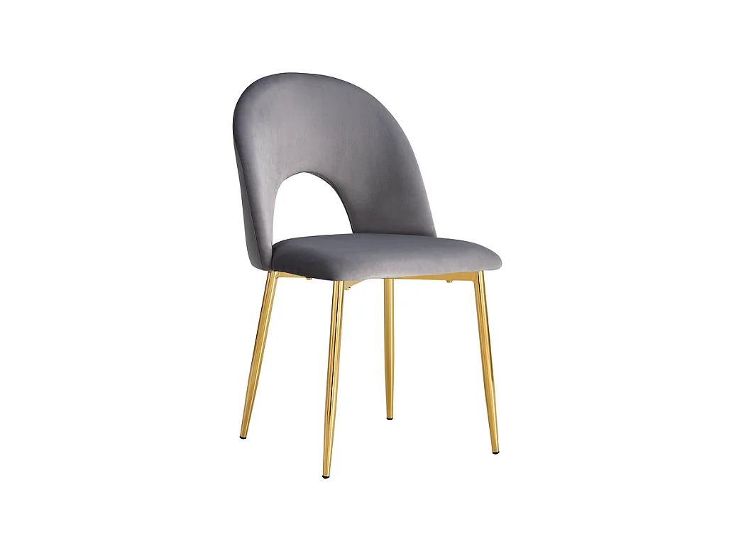 Lot de chaises TEDDY Gold velours