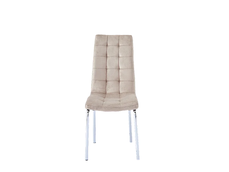Lot de 2 chaises EMMA velours
