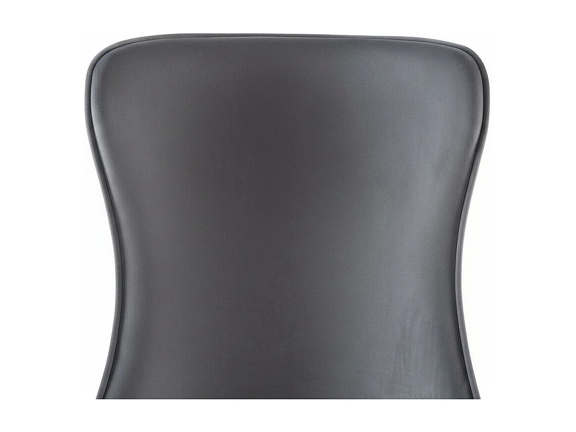 Lot 2 Chaises Salle à Manger Gabrielle Capitonnées Velours Gris Pieds Chrome 59x52x95cm