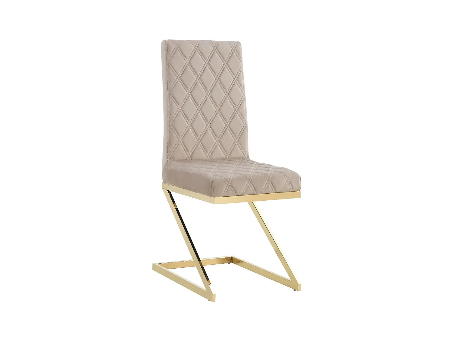 Lot de chaises COCOMAT Gold et velours