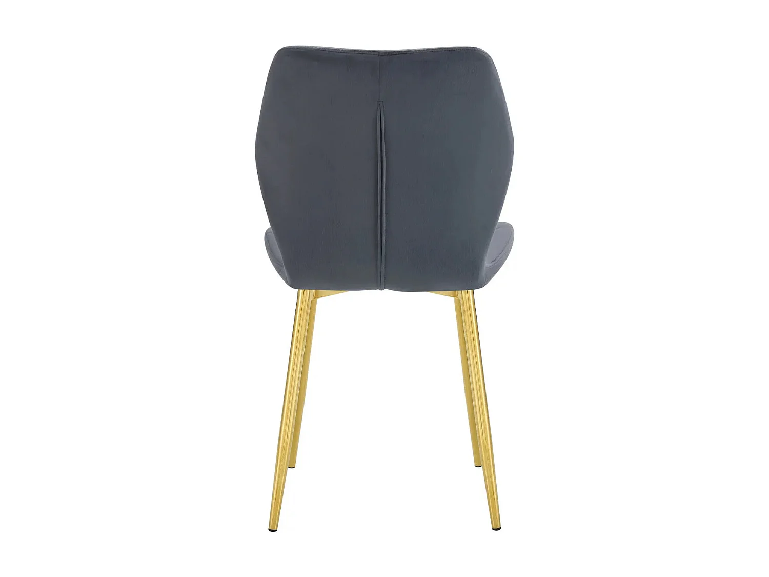 Lot de 4 chaises COQUILLAGE Gold 46x58,5x87 cm