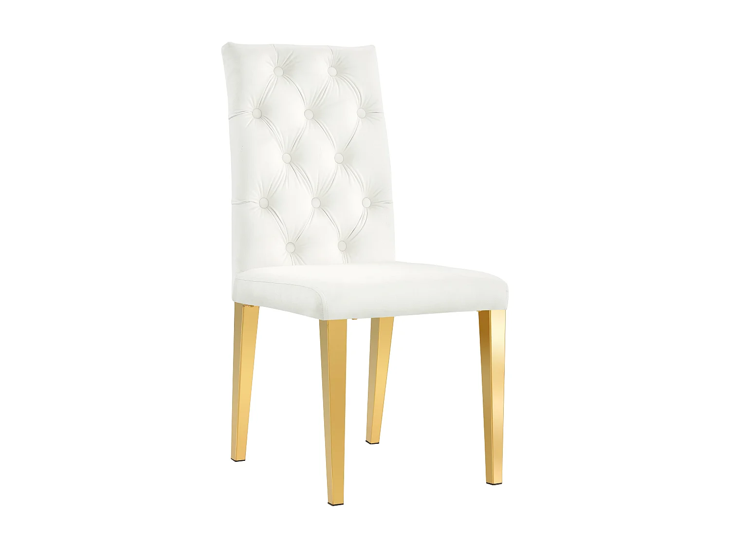 Lot de chaises NEVADA capitonnés gold