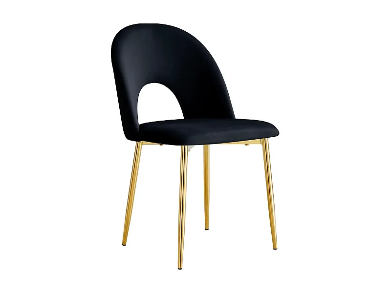 Lot de chaises TEDDY Gold velours