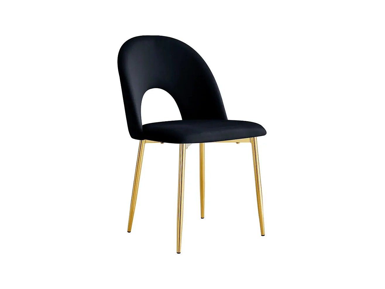 Lot de chaises TEDDY Gold velours