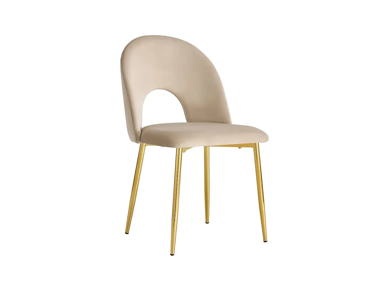 Lot de chaises TEDDY Gold velours