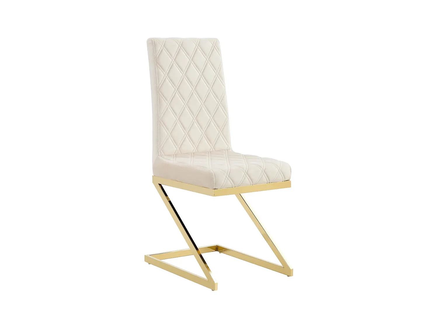 Lot de chaises COCOMAT Gold et velours