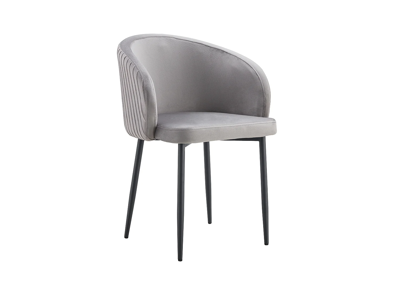 Lot de 2 chaises CARLITA Gold avec Accoudoirs 44,5x50x80 cm