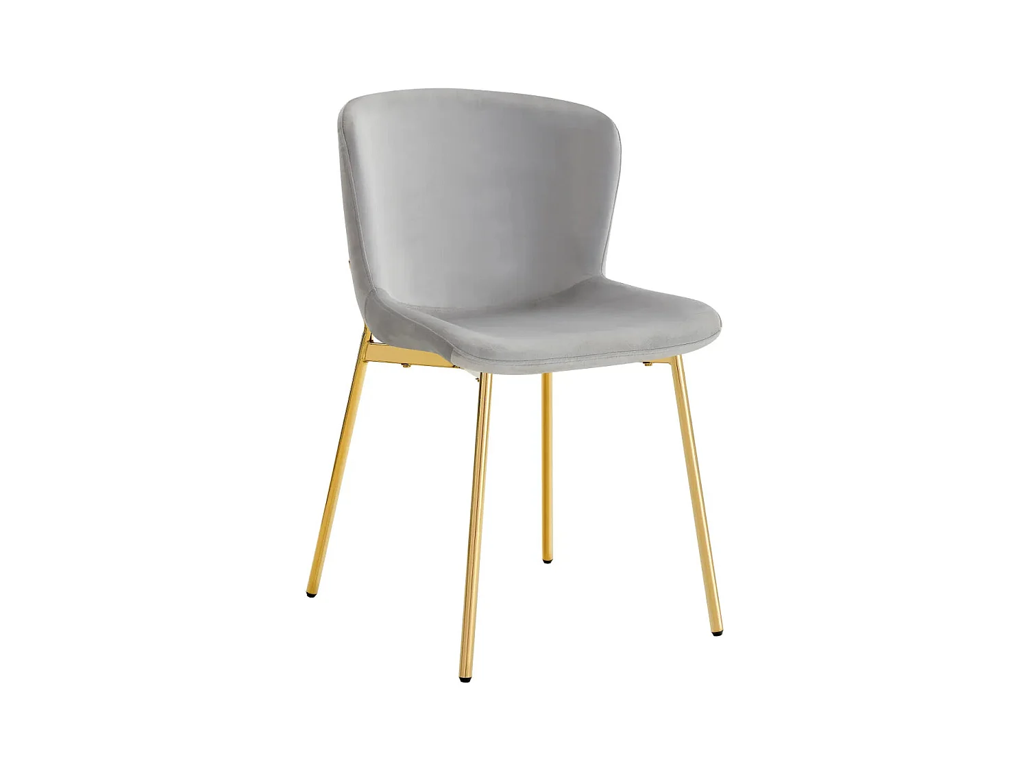 Lot de chaises ELEN gold velours