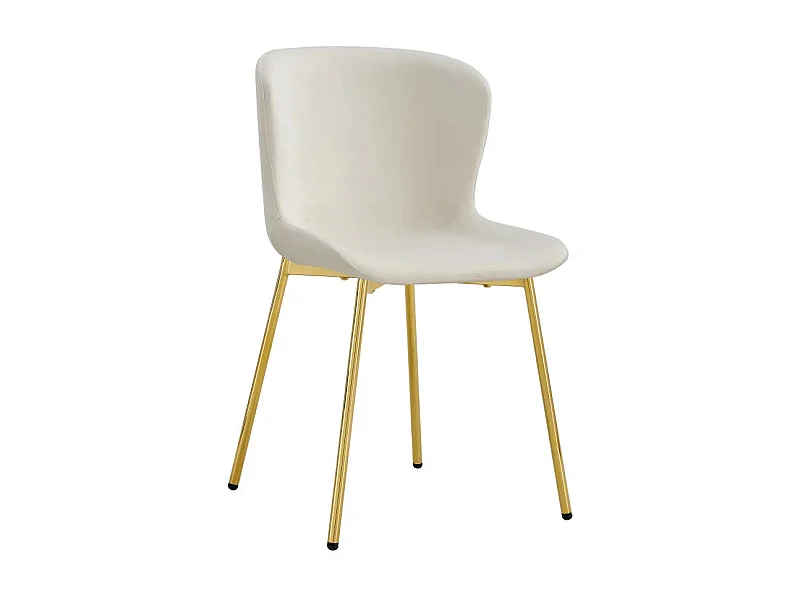 Lot de chaises ELEN gold velours