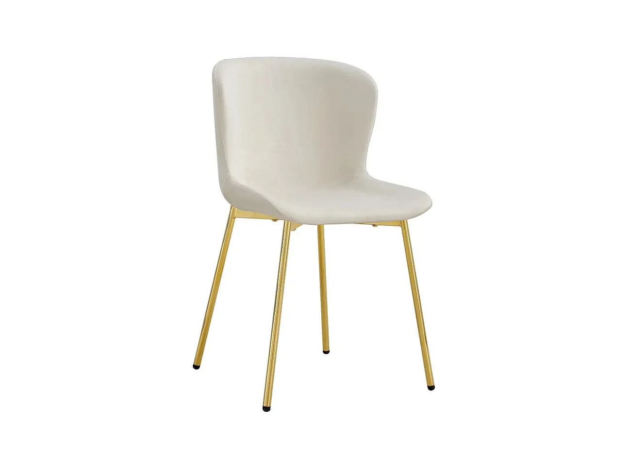 Lot de chaises ELEN gold velours