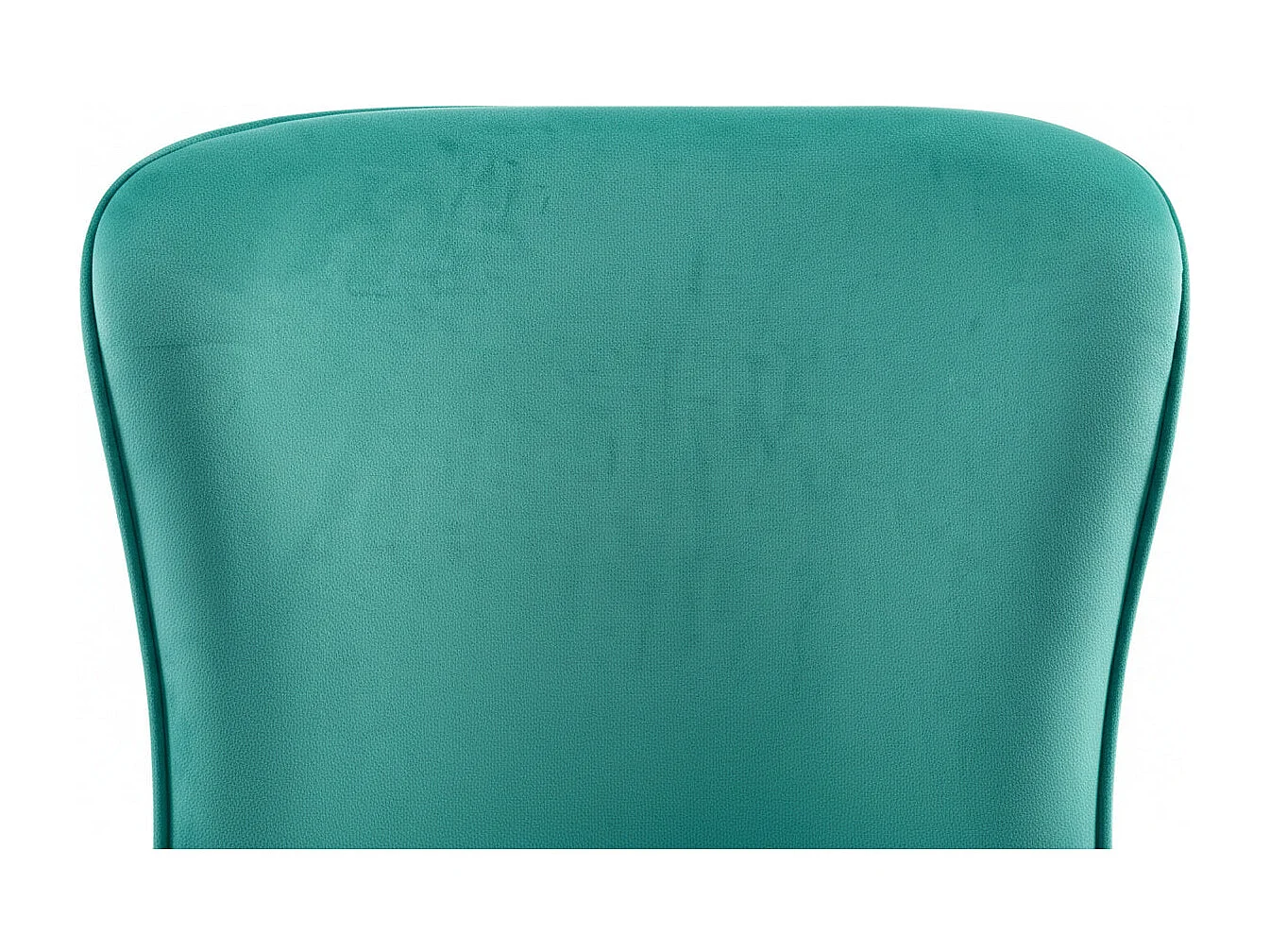 Lot 4 Chaises Salle à Manger Gabrielle Velours Vert Capitonné Pieds Métal Noir