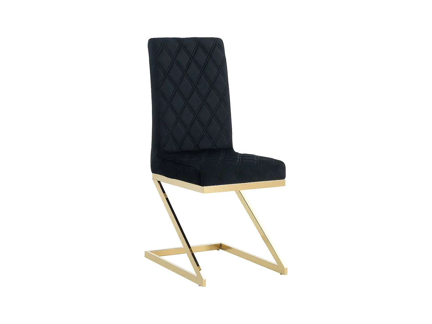 Lot de chaises COCOMAT Gold et velours