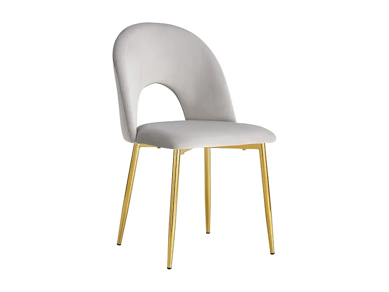 Lot de chaises TEDDY Gold velours