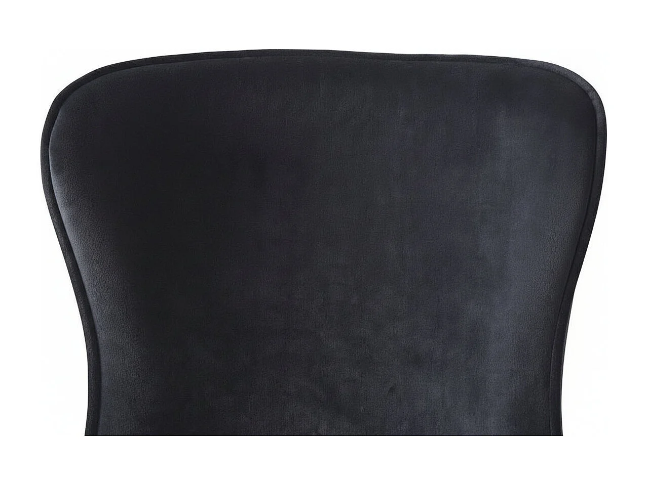 Lot 2 Chaises Salle à Manger Gabrielle Capitonnées Velours Anthracite Pieds Chrome 59x52x95cm