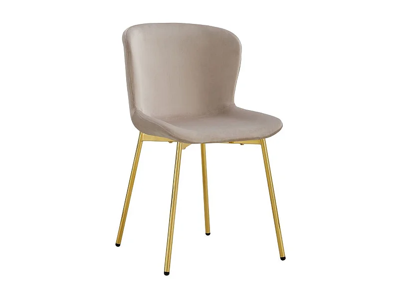Lot de chaises ELEN gold velours