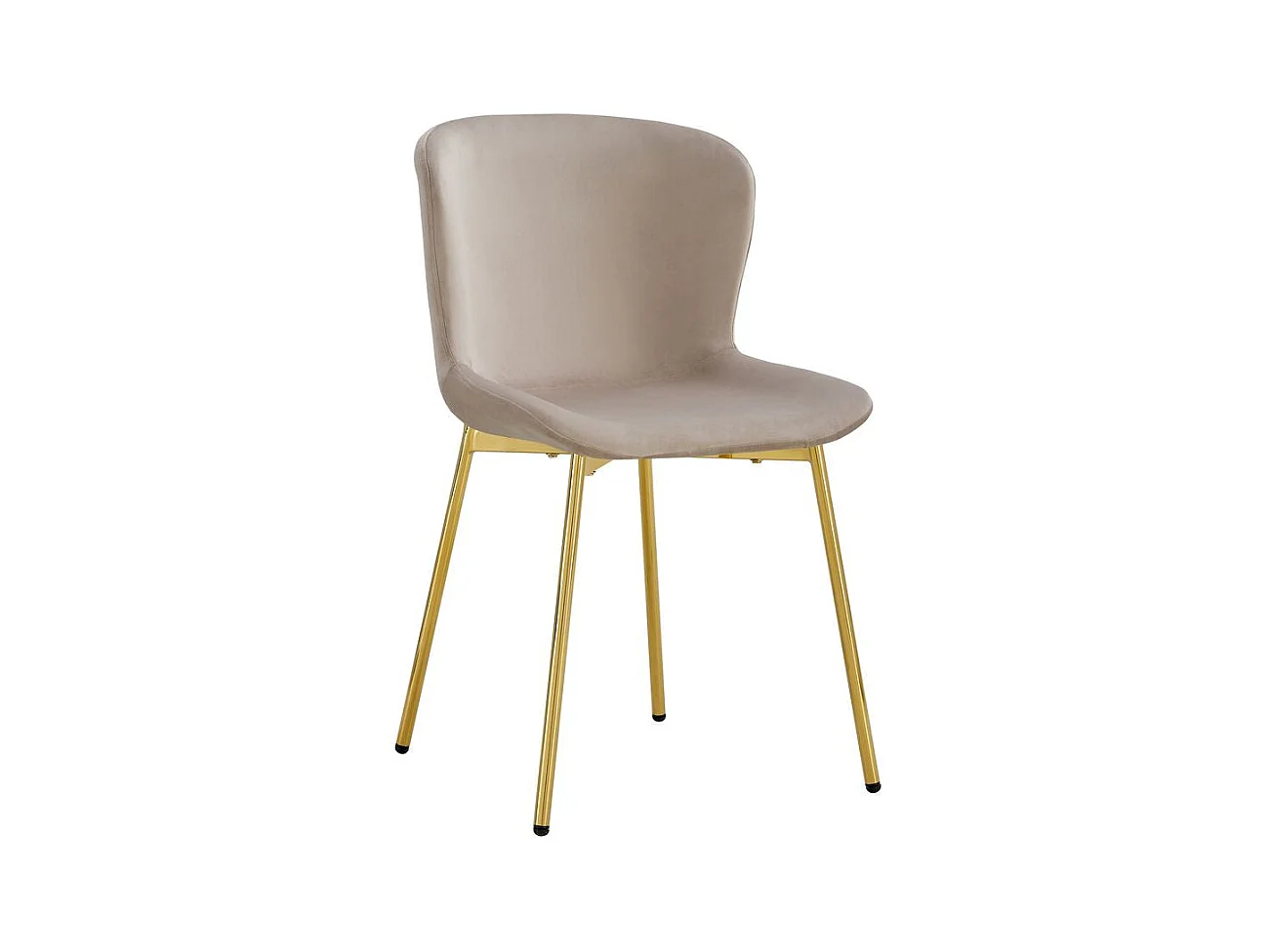 Lot de chaises ELEN gold velours