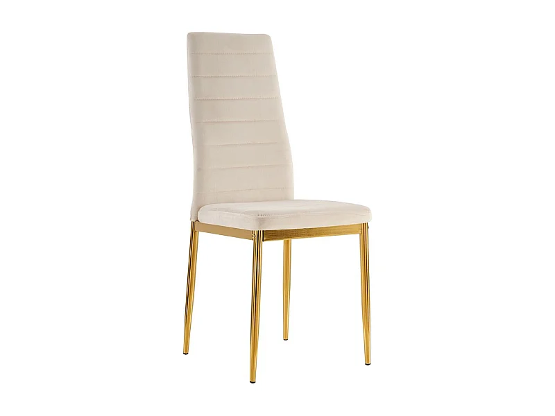Lot de 6 chaises TOLIA gold velours