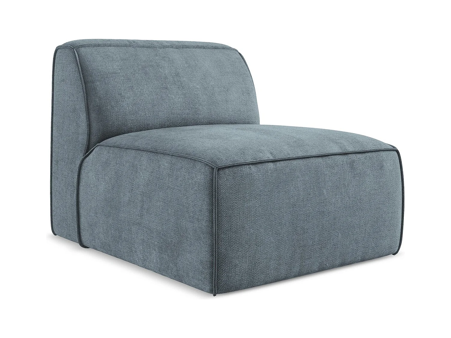 Modular - Mittelsofa - Chenille - Jeans - OMAO
