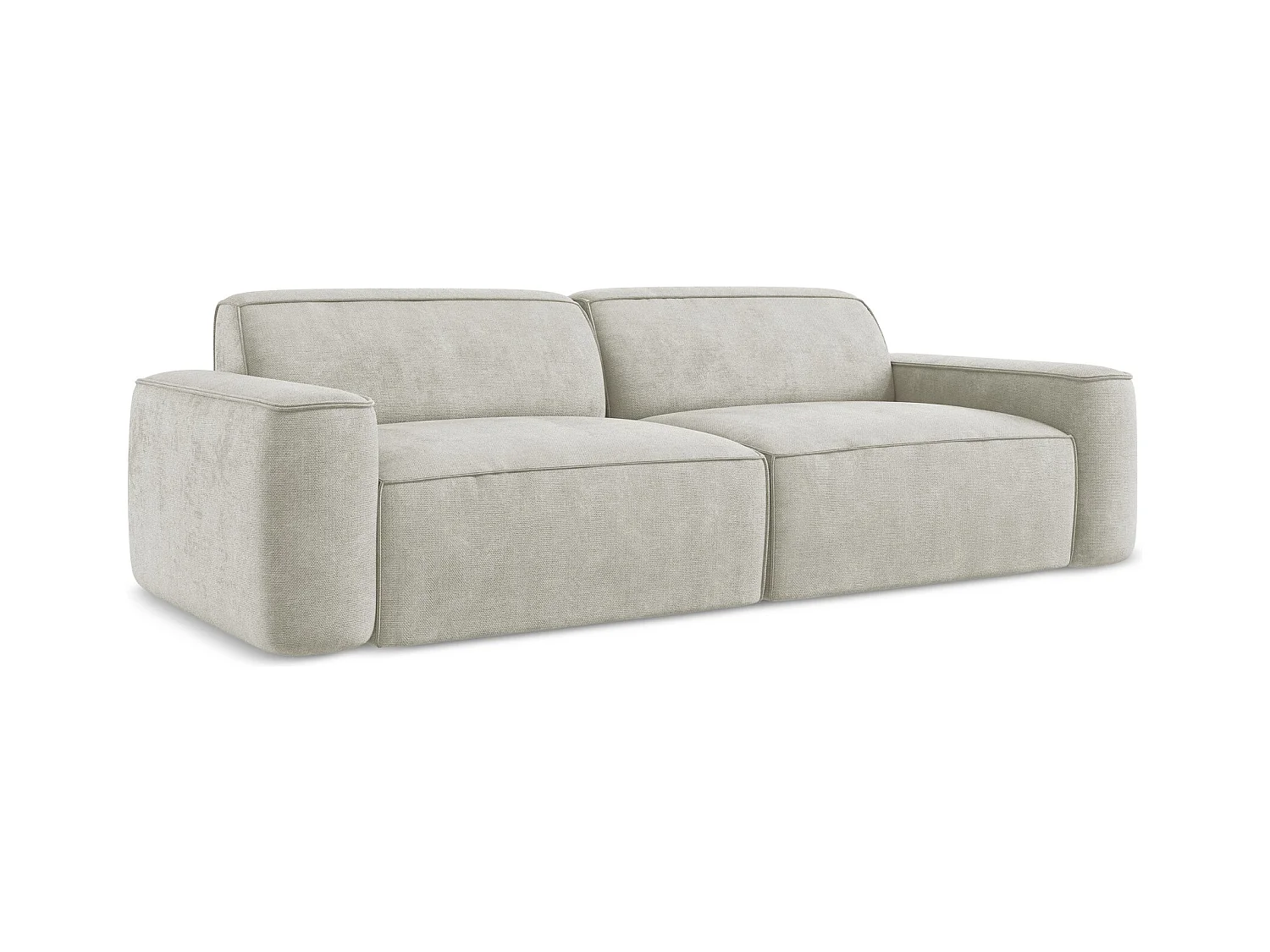 Modulares 4-Sitzer Sofa - Chenille - Perle - OMAO