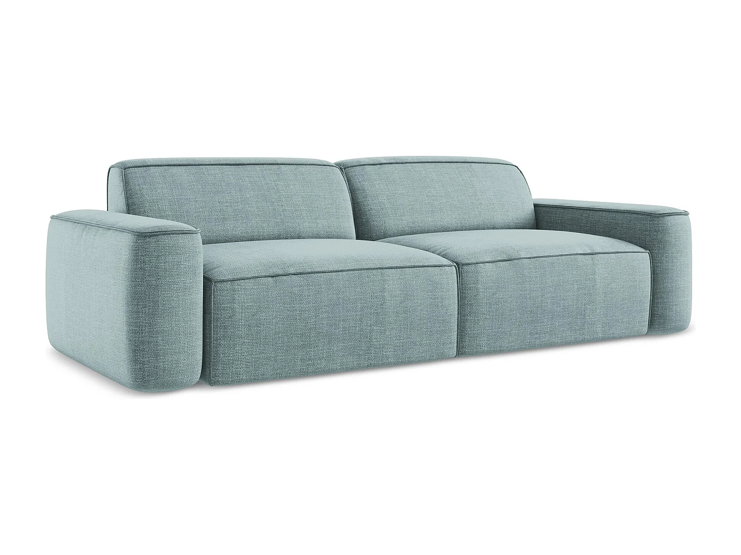 Vierzits modulaire bank van jeans textuurstof - OMAO