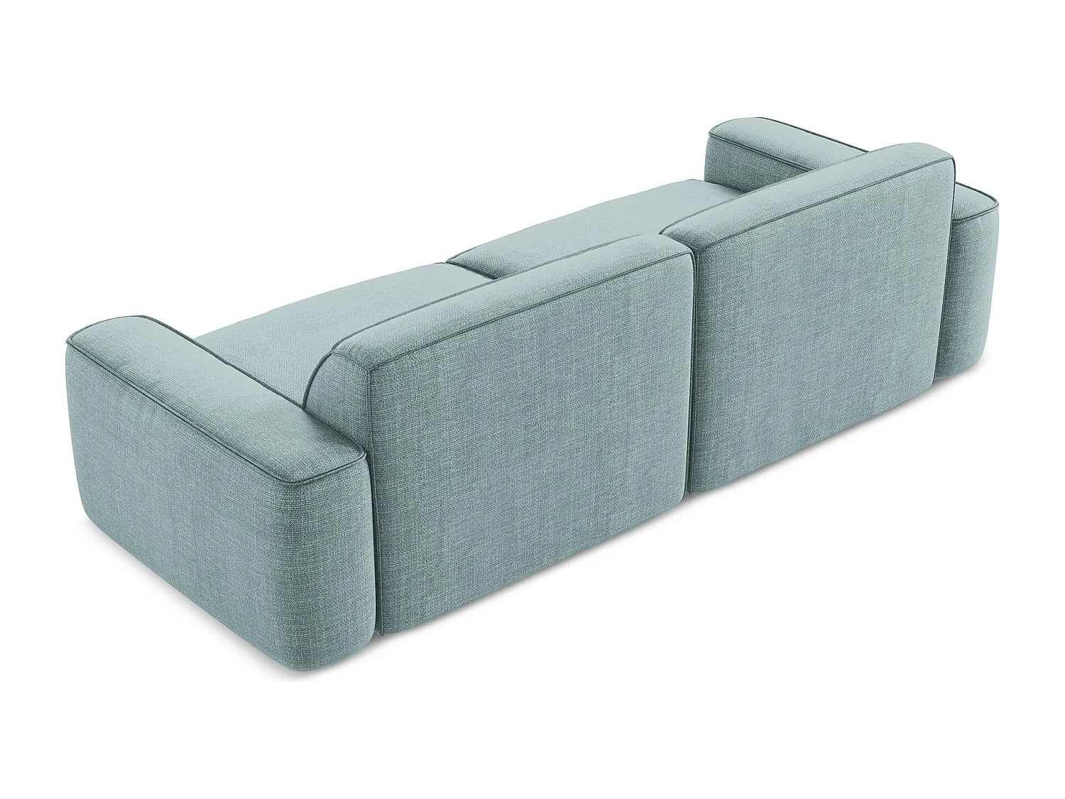 Vierzits modulaire bank van jeans textuurstof - OMAO