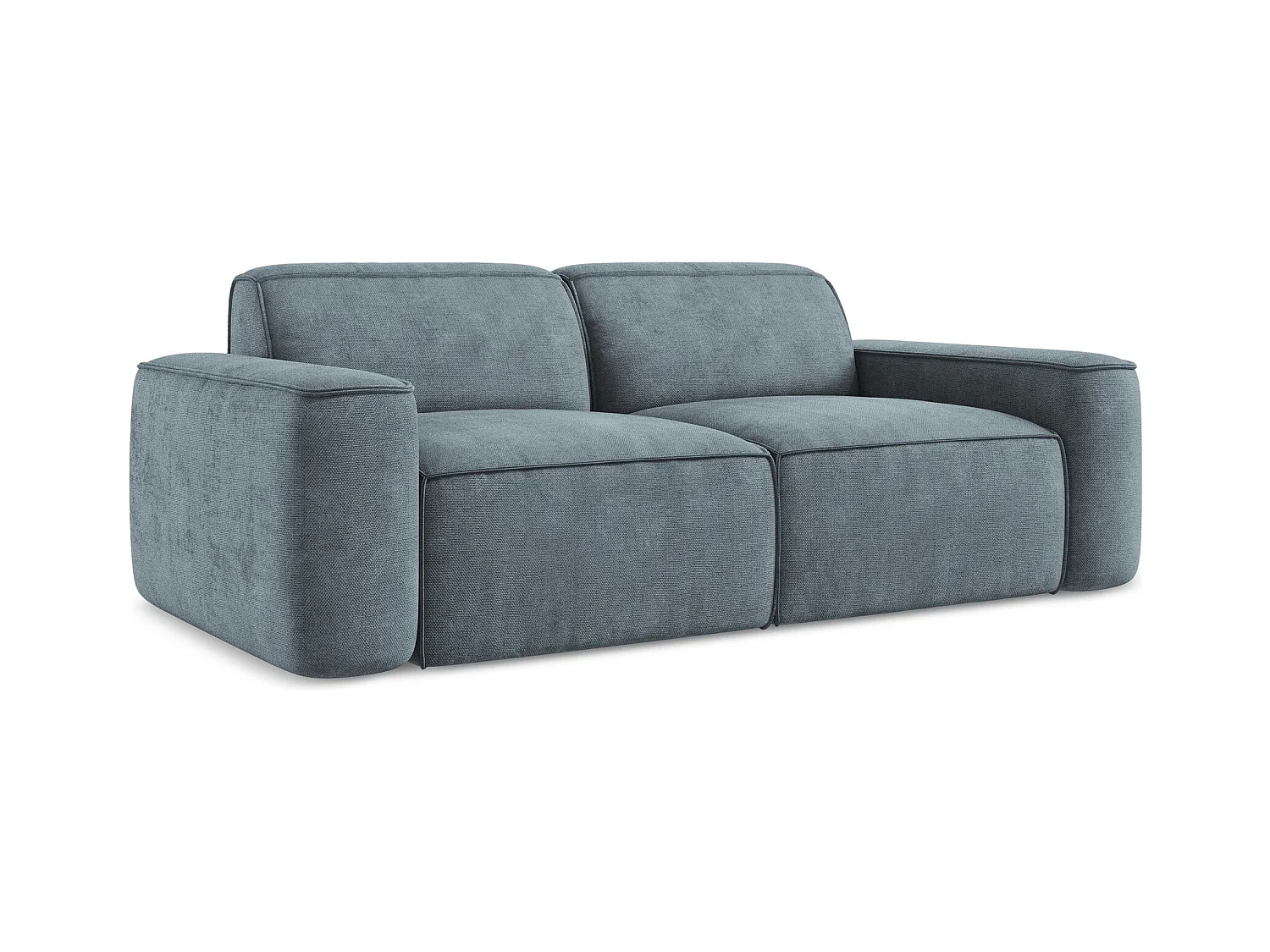 Modulares 3-Sitzer Sofa - Chenille - Jeans - OMAO