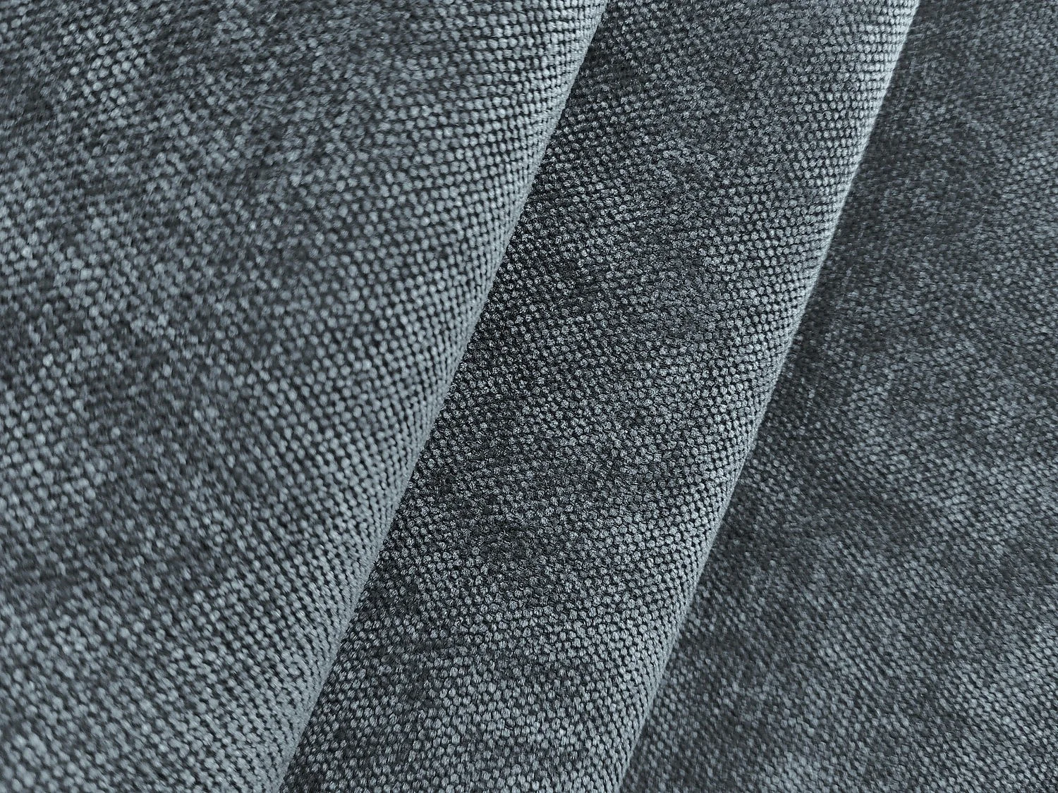 Canapé modulable 3 places en tissu chenille - jeans - MELISSA