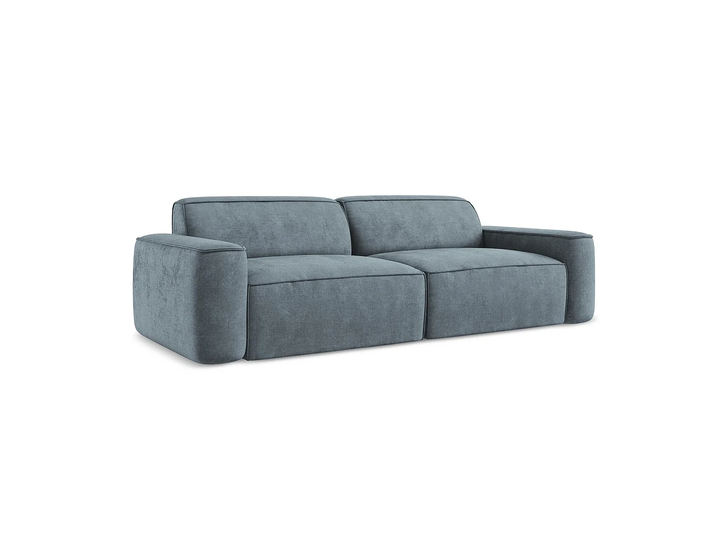 Modulares 4-Sitzer Sofa - - Chenille - Jeans - MELISSA