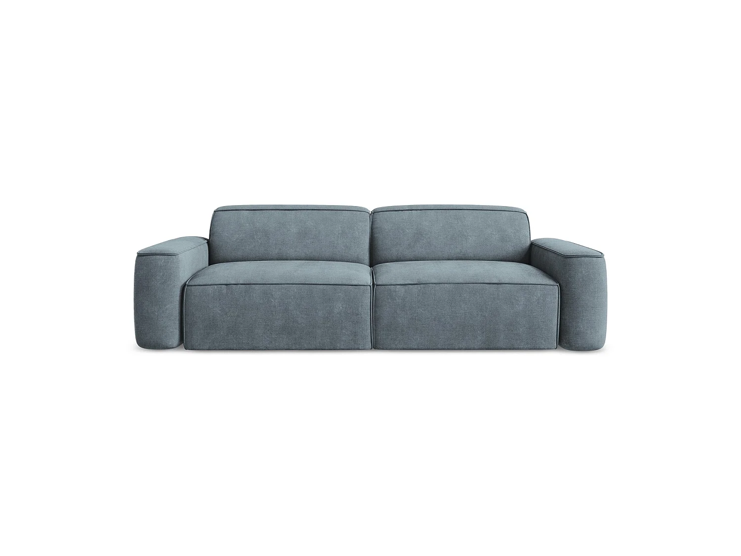 Modulares 4-Sitzer Sofa - - Chenille - Jeans - MELISSA