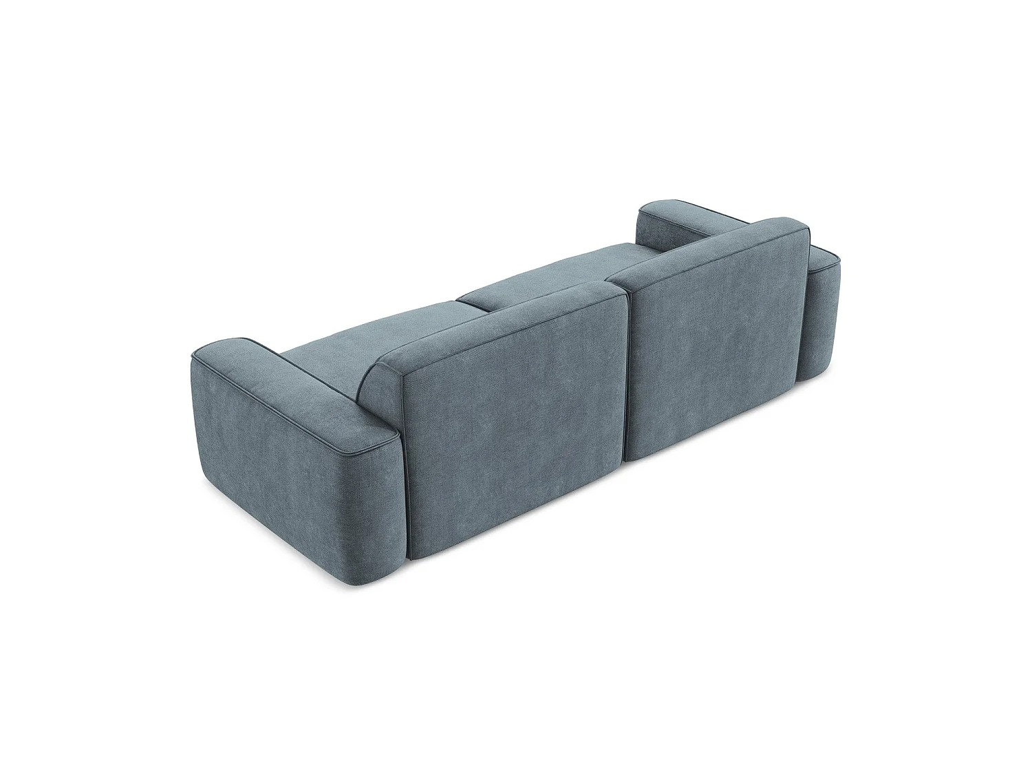 Modulares 4-Sitzer Sofa - - Chenille - Jeans - MELISSA