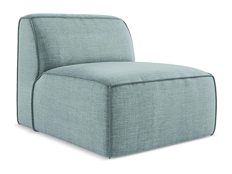 Modular - Mittelsofa - Strukturstoff - Jeans - OMAO
