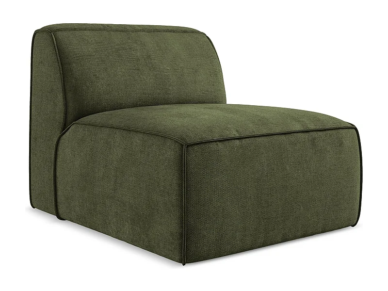 Modular - Mittelsofa - Chenille - Olive - OMAO