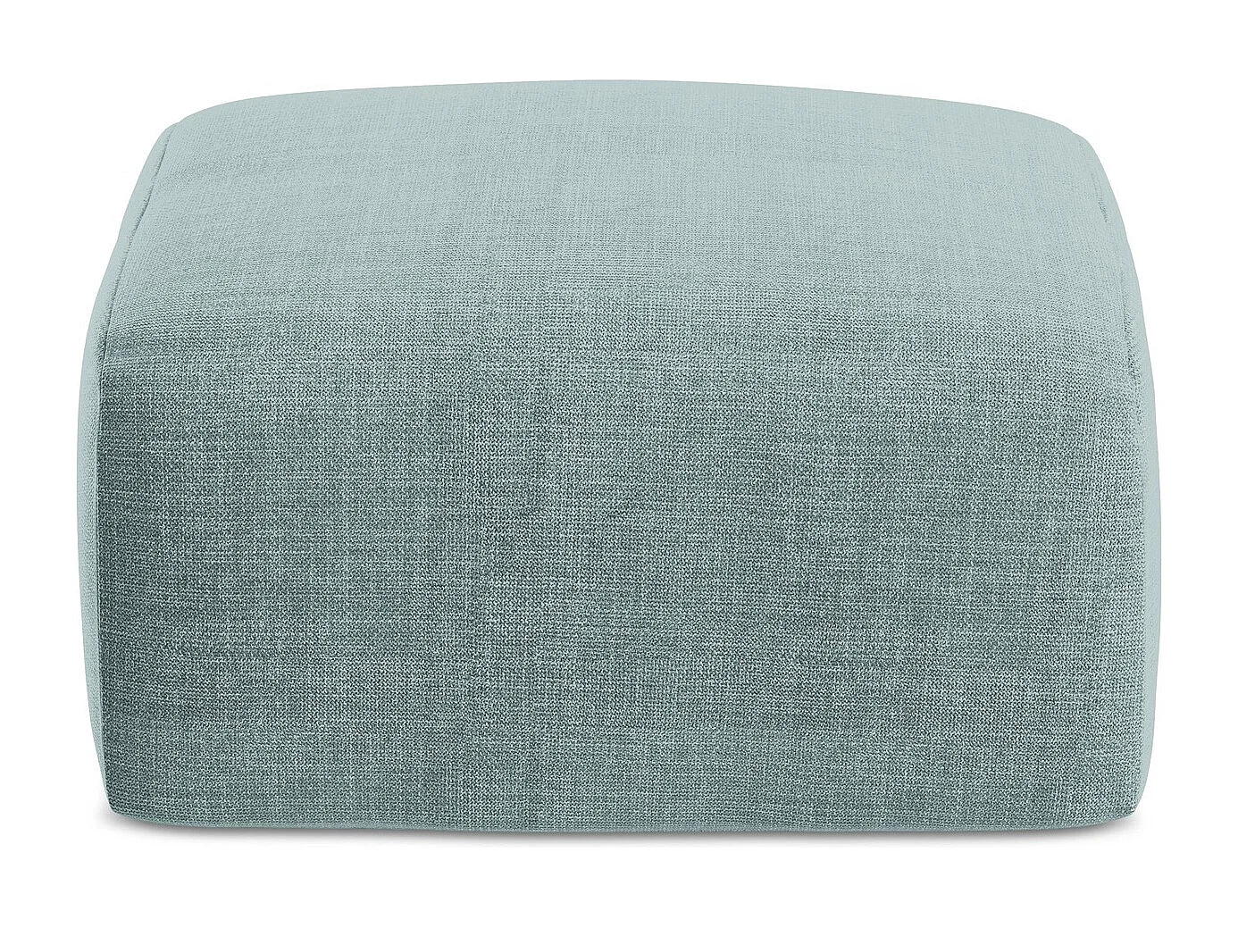 Poef van jeans textuurstof - LEILA