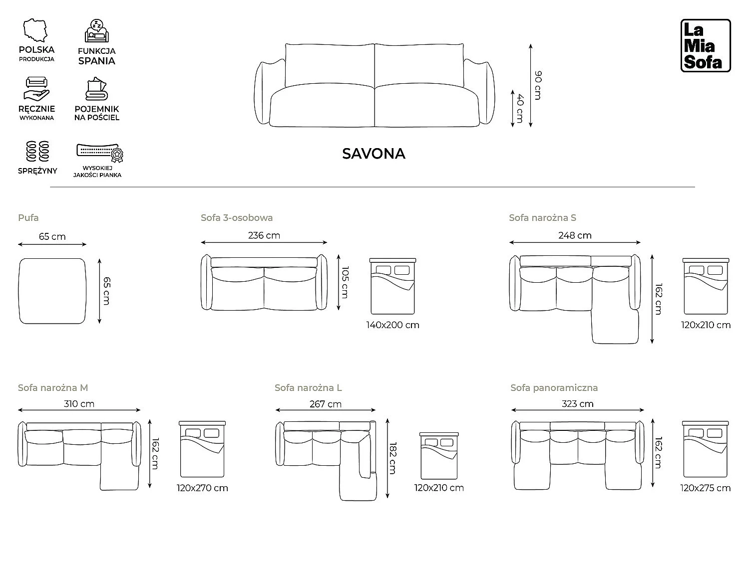 Pouf en tissu texturé - jeans - SAVONA