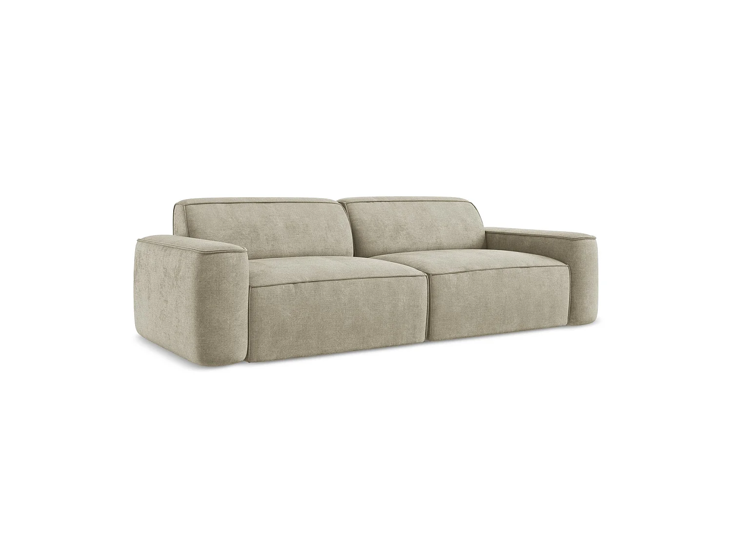 Modulares 4-Sitzer Sofa - - Chenille - Beige - MELISSA