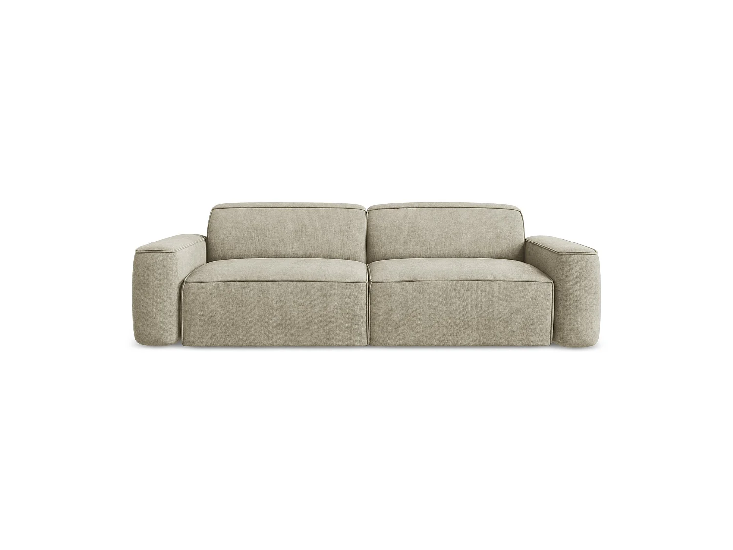 Modulares 4-Sitzer Sofa - - Chenille - Beige - MELISSA