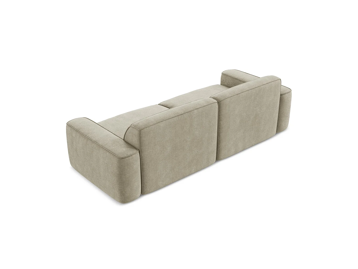 Modulares 4-Sitzer Sofa - - Chenille - Beige - MELISSA