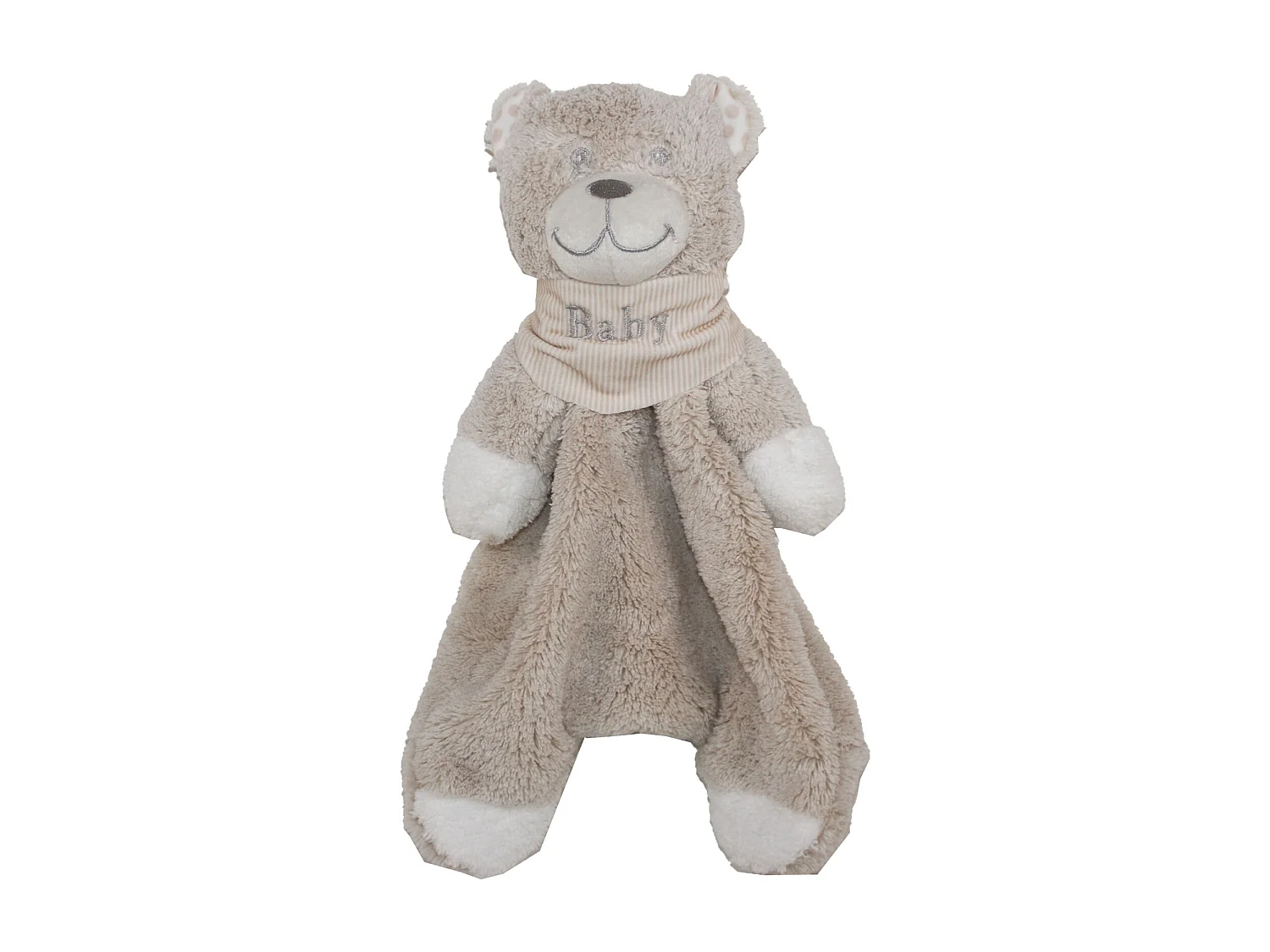 Peluche de oso color beige 19 x 22 cm