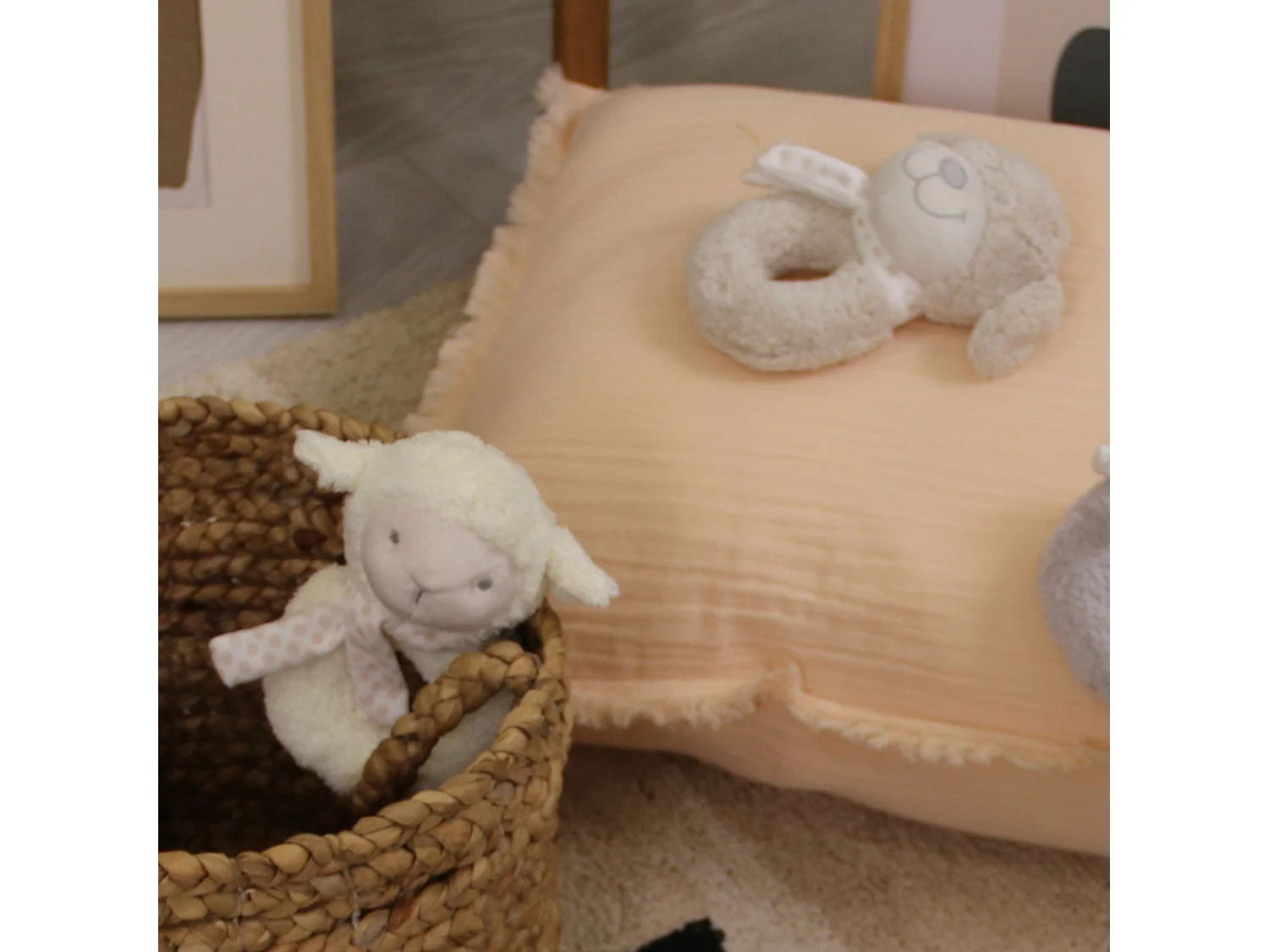 Sonajero de oveja 15 x 7 cm