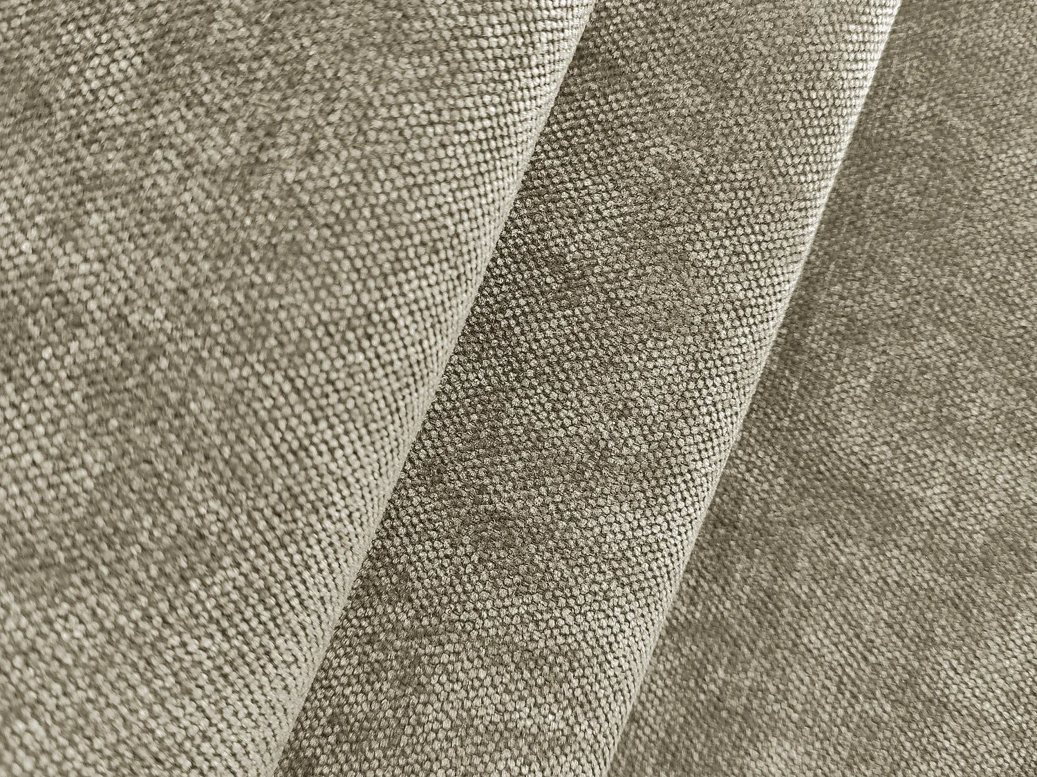 Canapé d'angle 3 places modulaire gauche en tissu chenille - beige - MELISSA