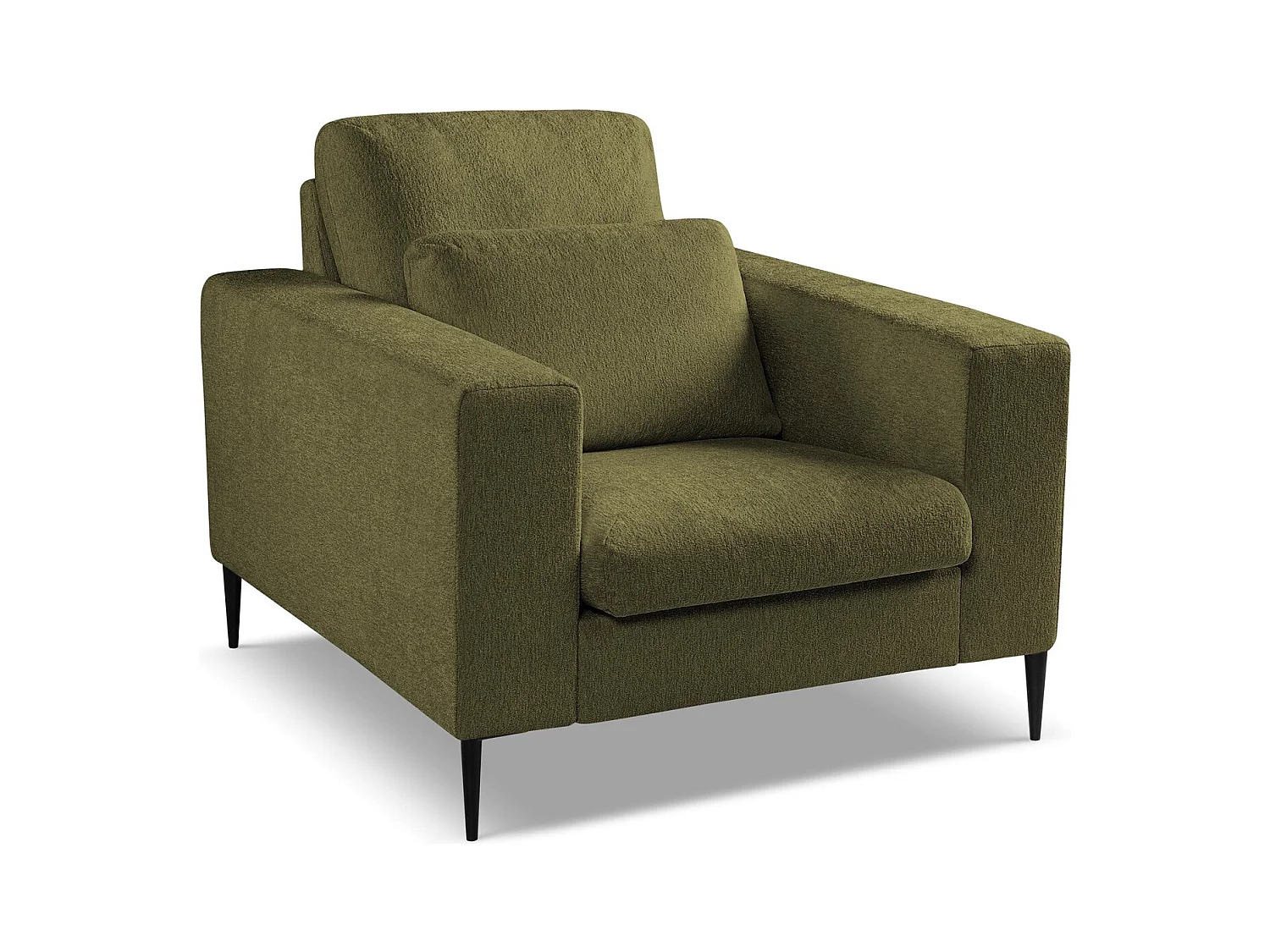 Sessel - Chenille - Olive - AKALA