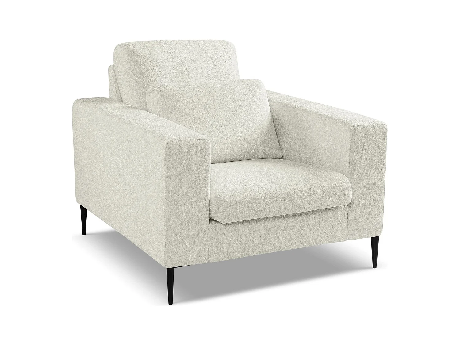 Sessel - Chenille - Hell beige - AKALA