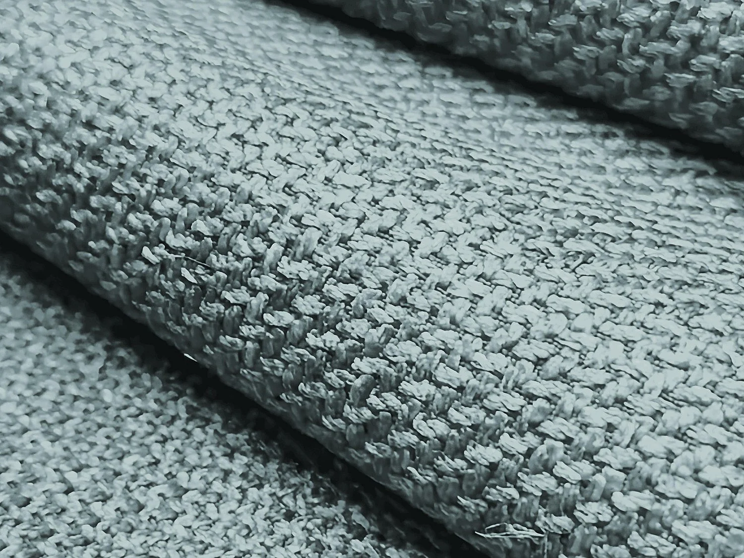 Modulaire hoekbank rechts van jeans textuurstof - MELISSA